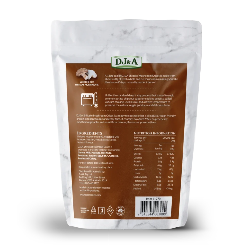 Cách sử dụng nấm hương sấy giòn DJ&A