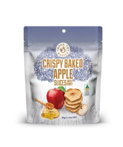 Táo cắt lát sấy giòn tẩm mật ong Back to Basic 30g (Úc)