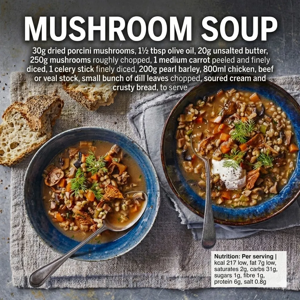 Healthy Mushroom Soup Recipes