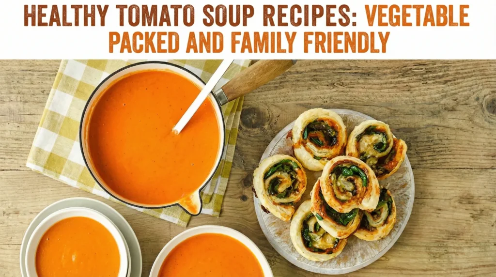 Healthy Tomato Soup Recipes Vegetable Packed and Family Friendly