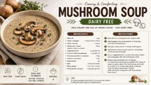 Mushroom Soup Recipes Dairy Free: A Creamy and Comforting Bowl Without the Dairy