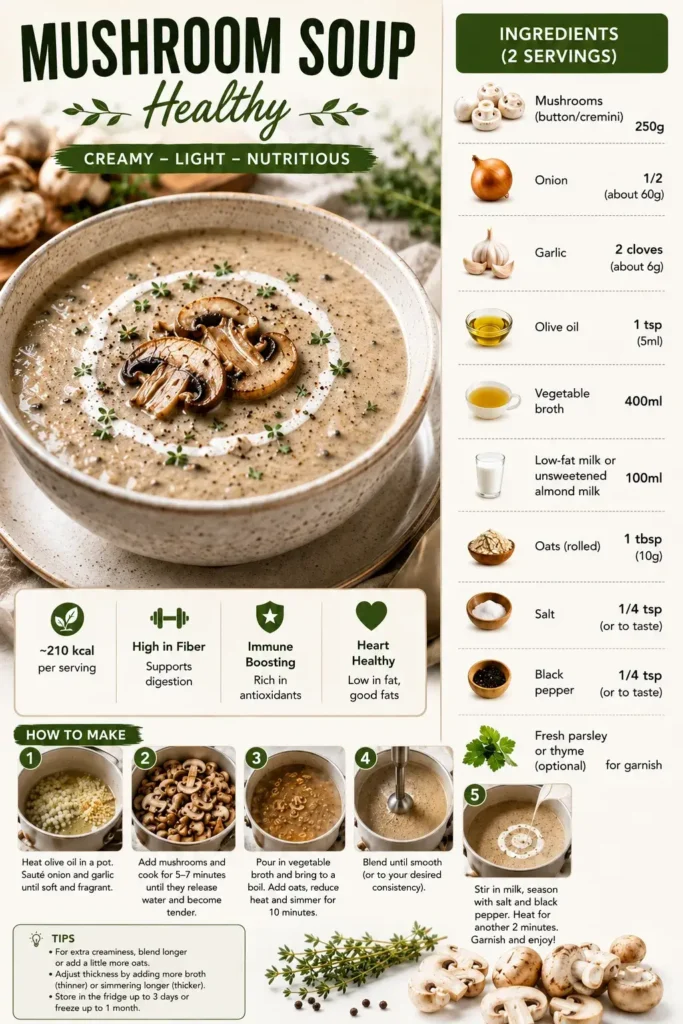 Mushroom Soup Recipes Healthy