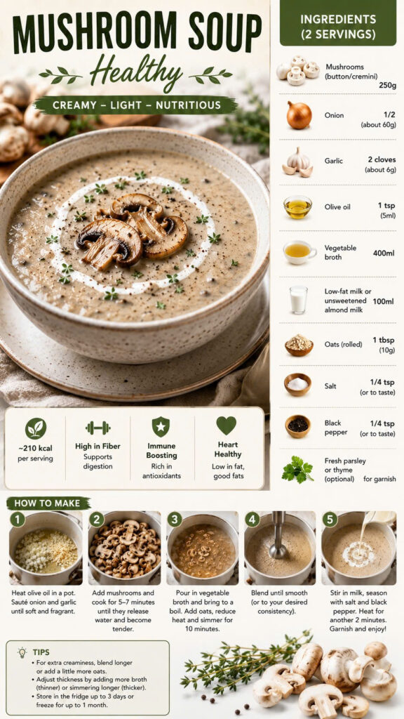 Mushroom Soup Recipes Healthy