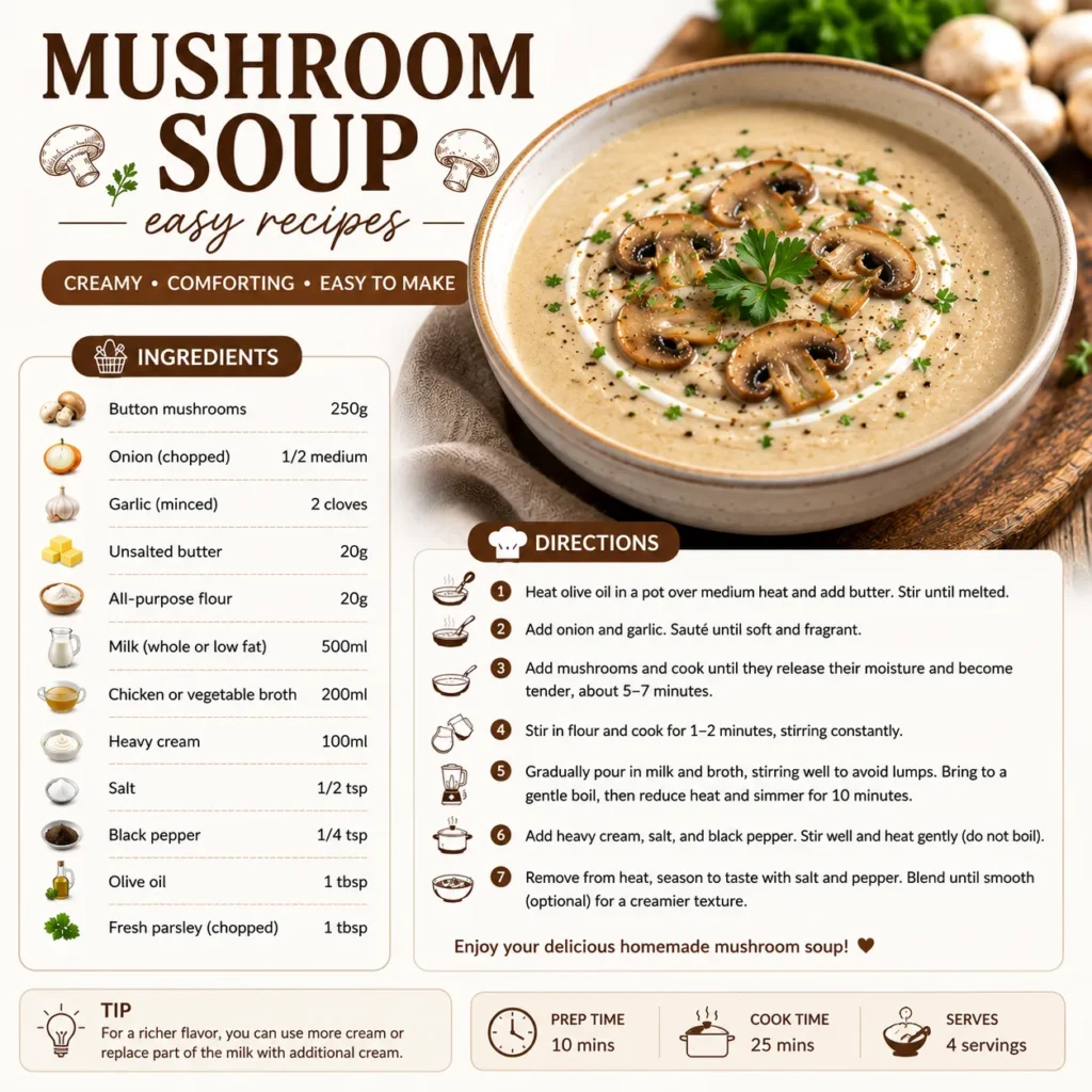 Why Easy Mushroom Soup Recipes Are So Popular