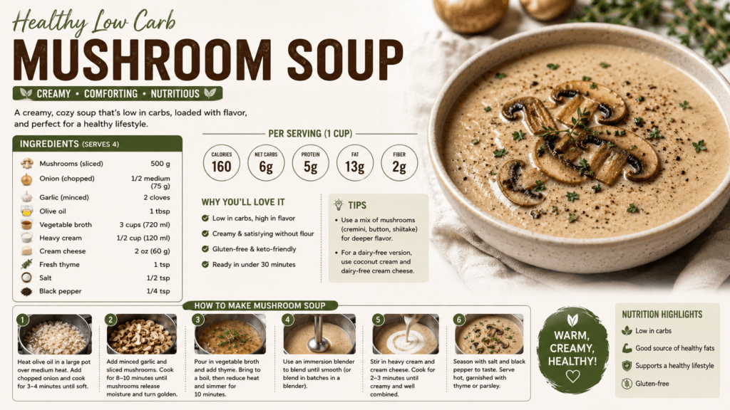 Mushroom soup recipes healthy low carb 16x9