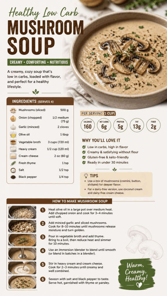Mushroom soup recipes healthy low carb 9x16